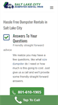 Mobile Screenshot of dumpsterrentalsaltlakecity.org